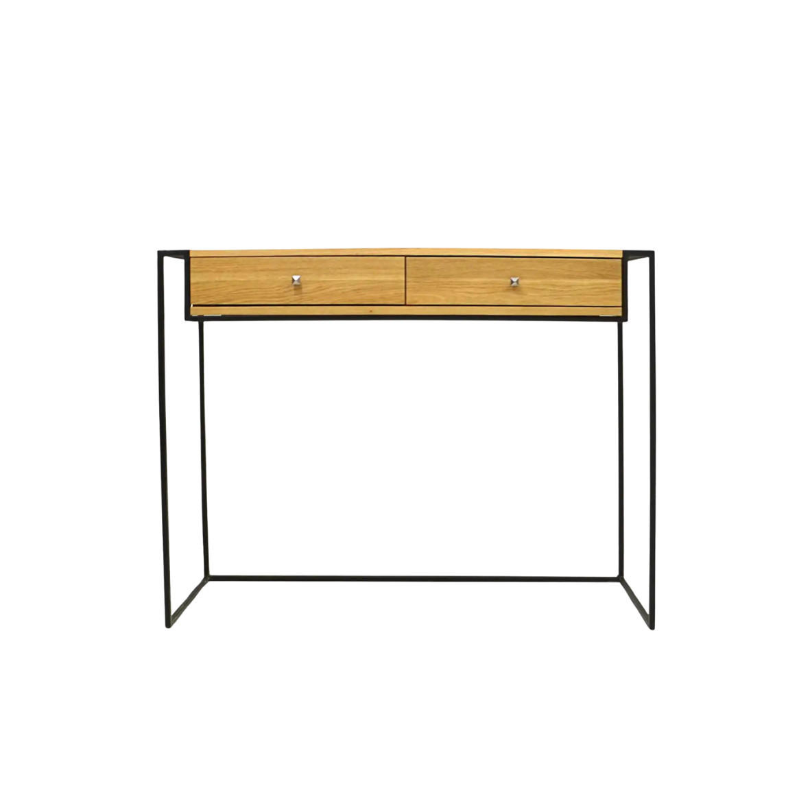 KONSOLENTISCH mit Eichenholz und Schubladen KING - Eichefarben, Holz (120/90/40cm) - Rawood Furniture