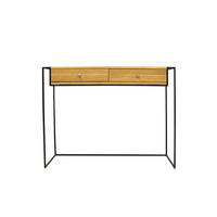 KONSOLENTISCH mit Eichenholz und Schubladen KING - Eichefarben, Holz (120/90/40cm) - Rawood Furniture