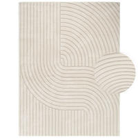 FLACHWEBETEPPICH Boho Creme 120 x 160 cm - Creme, Kunststoff (120/160cm) - TT Home