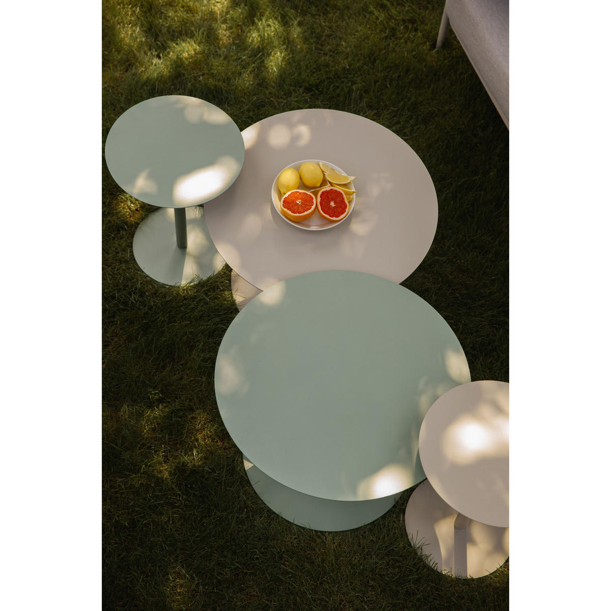 COUCHTISCH Snow Rund 60 cm Beige - Beige, Metall (60/60/40cm) - Zuiver