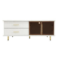 COUCHTISCH 100/50/40 cm in Weiß aus Spanplatte mit LED - Weiß, Holzwerkstoff (100/50/40cm) - OKMYHOME