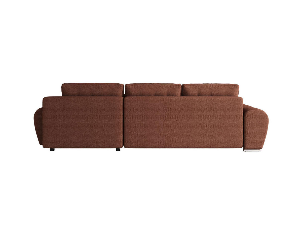 ECKSOFA BEGA L Rechts ARAGON 59 mit Schlaffunktion - Hellbraun, Textil (289/185cm) - Bedante