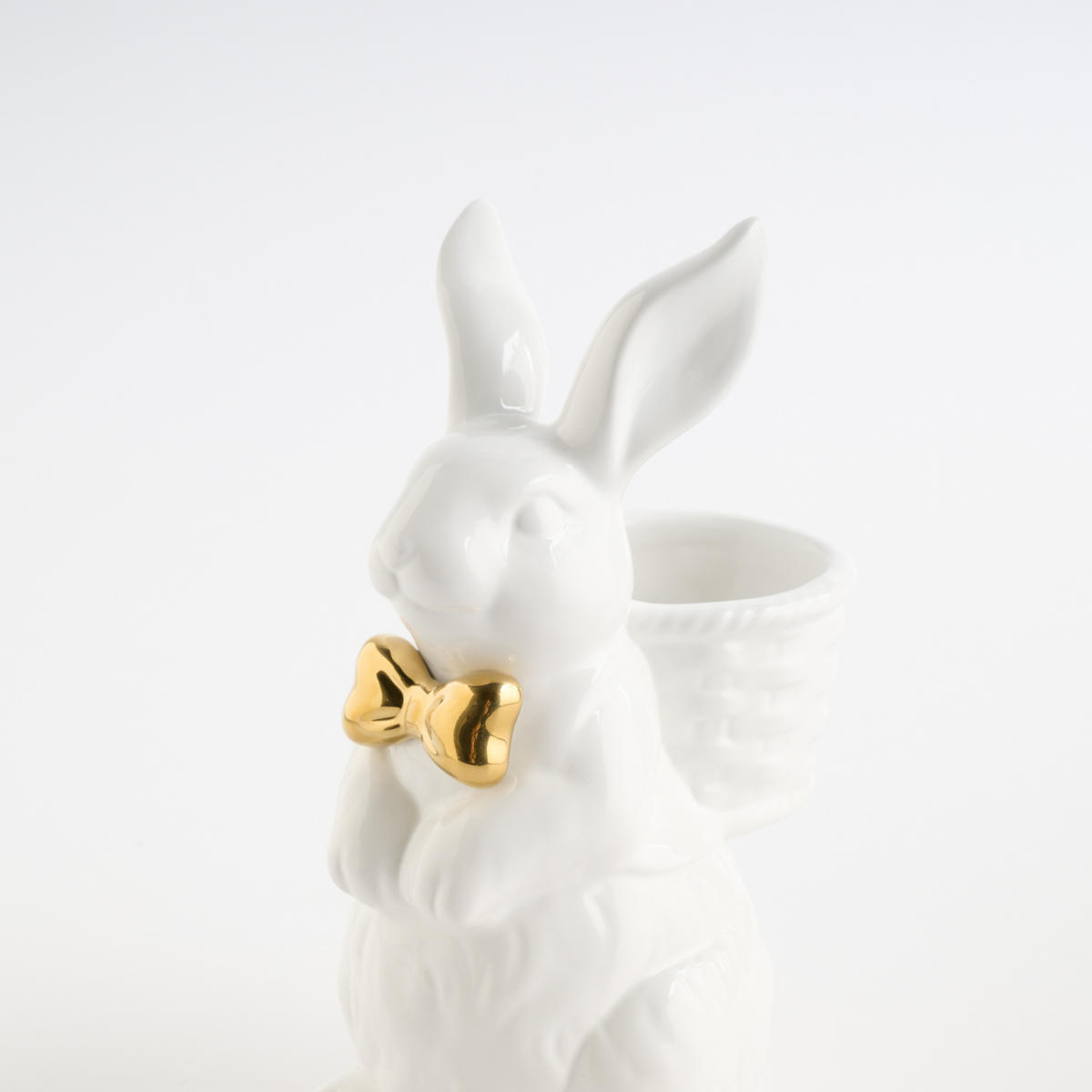 OSTERDEKO Snuggyhop - Weiß, Keramik (10/24/14cm) - home&you