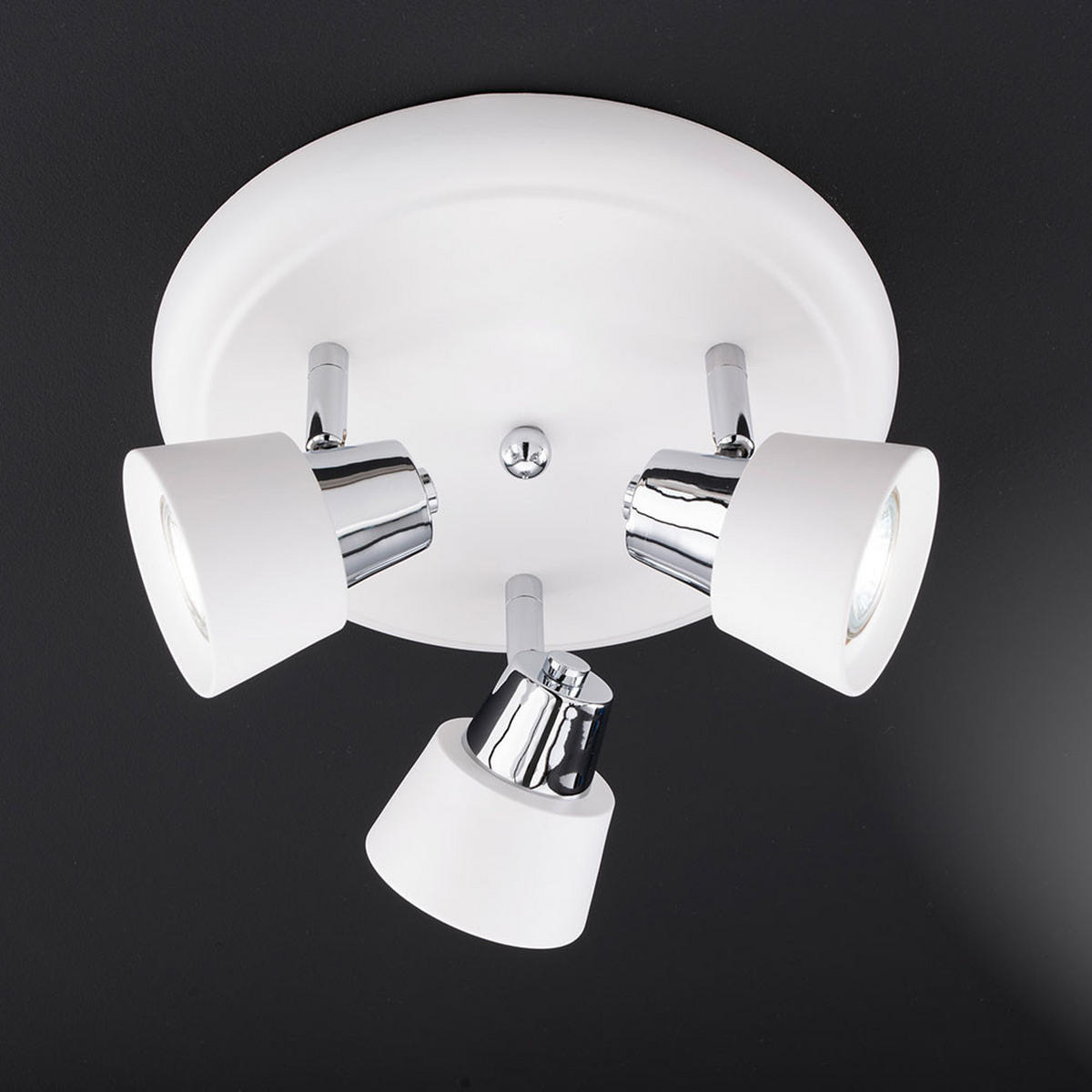 LED DECKENLEUCHTE Metall Weiß - Weiß, Metall (25/15/25cm) - Wofi