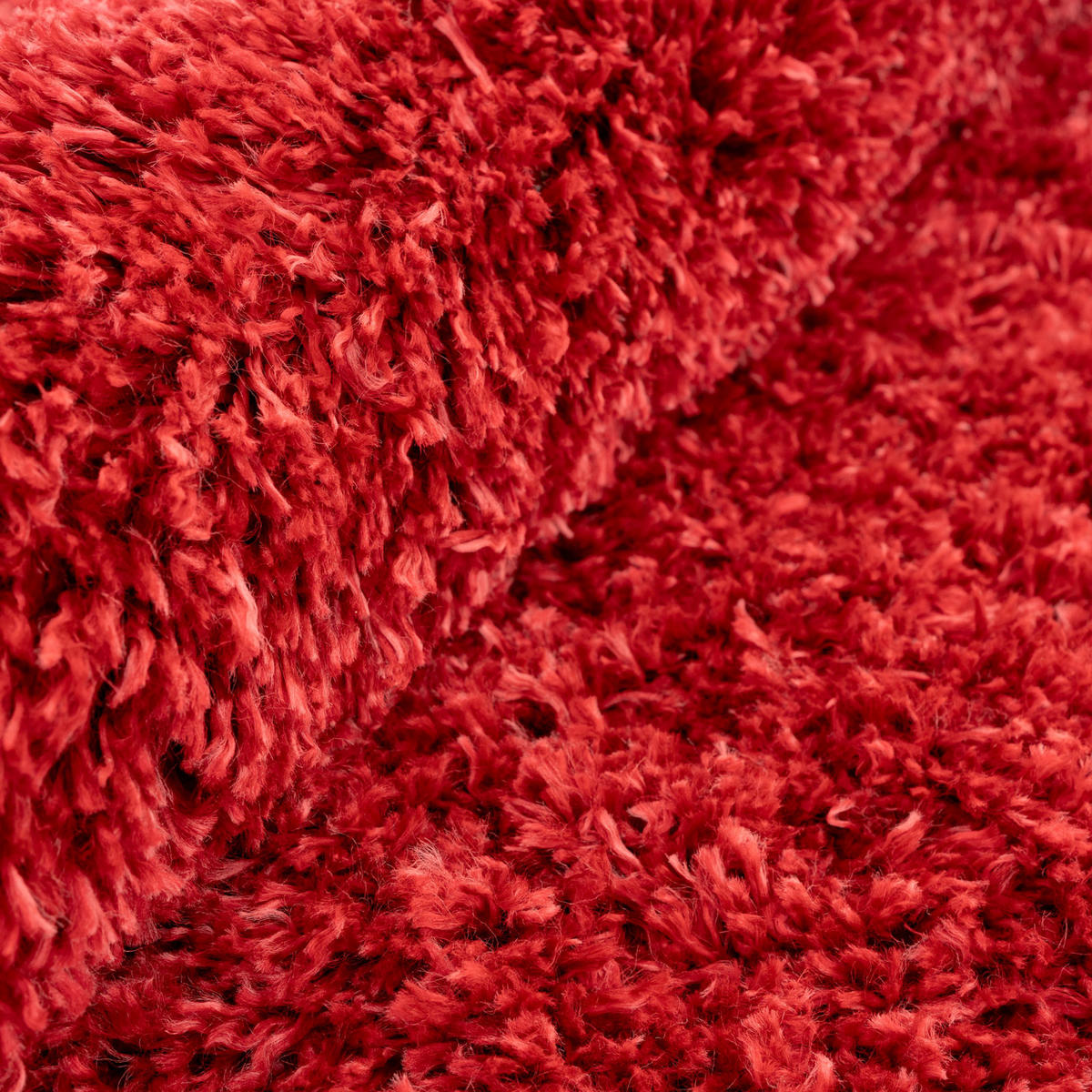 HOCHFLORTEPPICH Weinrot - Weinrot, Naturmaterialien/Textil (60/110cm) - Kukoon Rugs