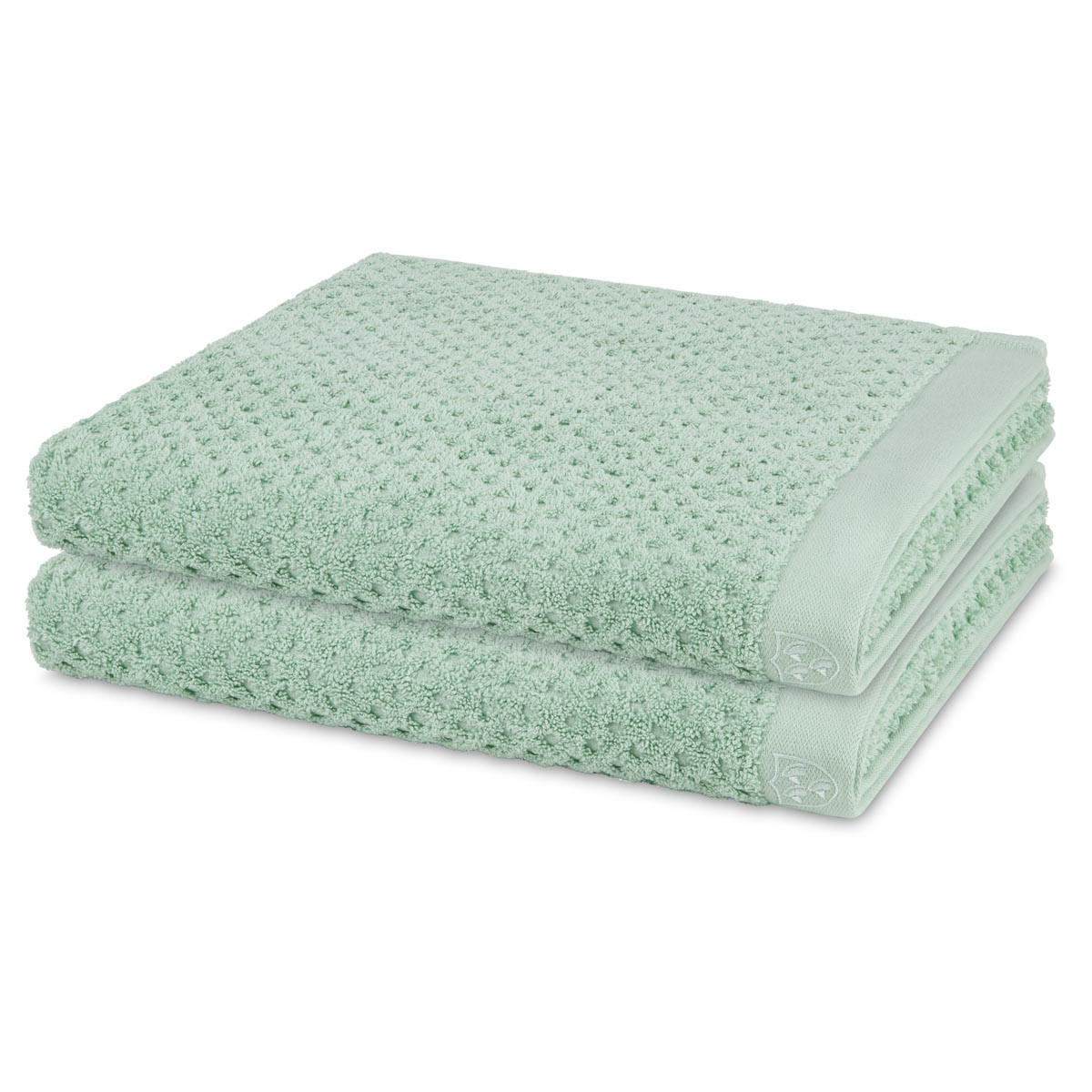 DUSCHTUCH Harmony 2er-Set - Hellgrün, Textil (70/140cm) - Ross