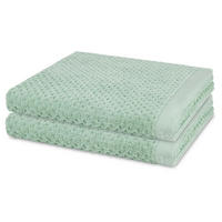 DUSCHTUCH Harmony 2er-Set - Hellgrün, Textil (70/140cm) - Ross