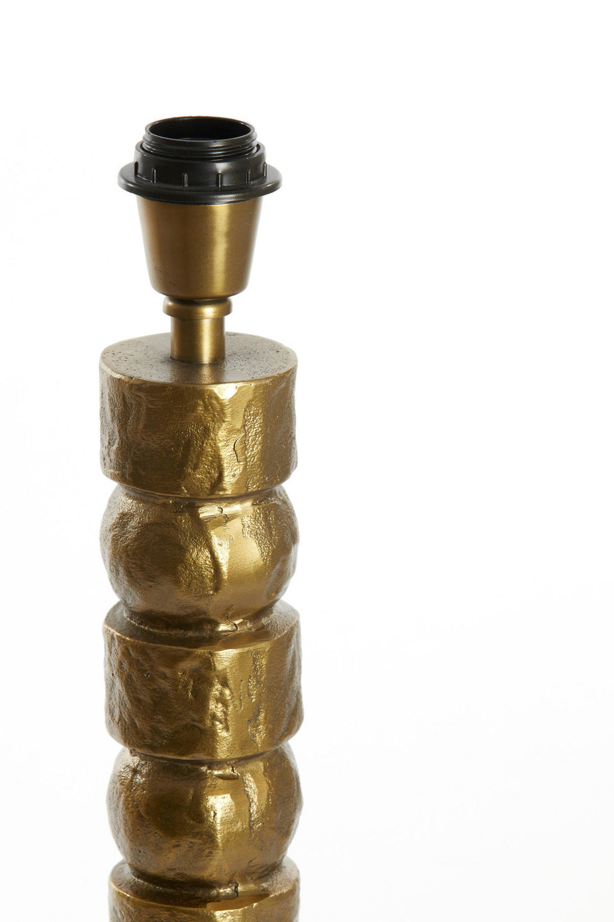 LAMPENFUSS Akti Bronze Ø13/58 cm - Bronzefarben, Metall (13/13/58cm) - Light & Living