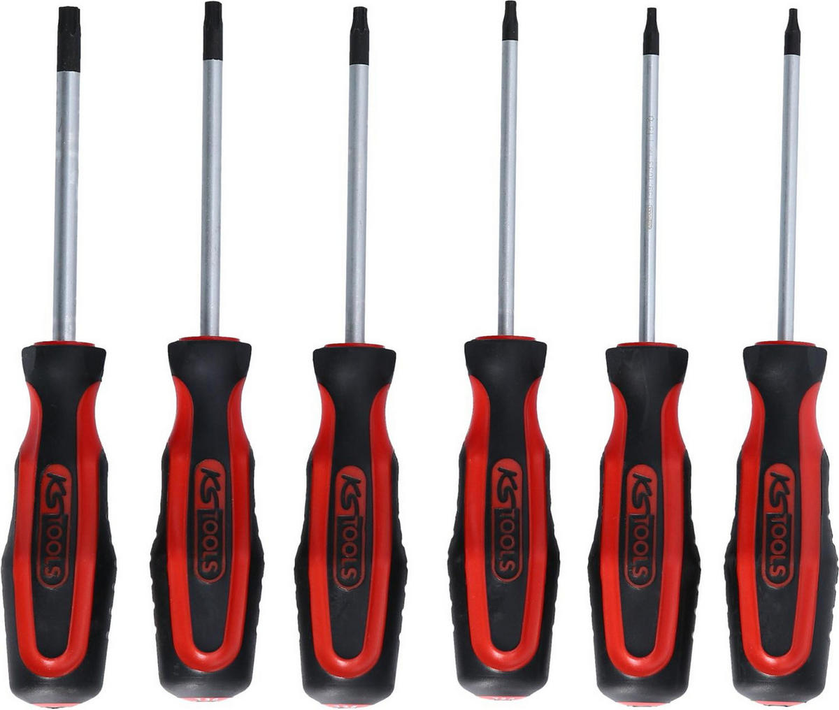 ERGOTORQUEPLUS SCHRAUBENDREHER-SATZ, 6-TLG, TORX - Multicolor, Kunststoff/Metall (17/30cm) - KS Tools