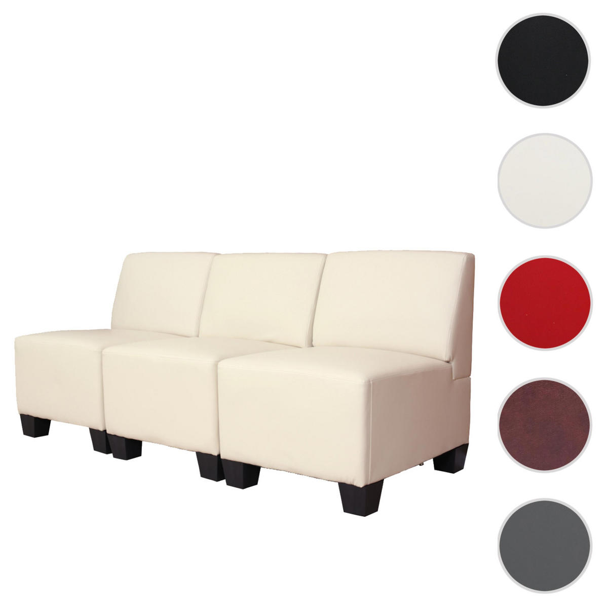 3-SITZER Beige - Beige, Textil (171/76/72cm) - MCW