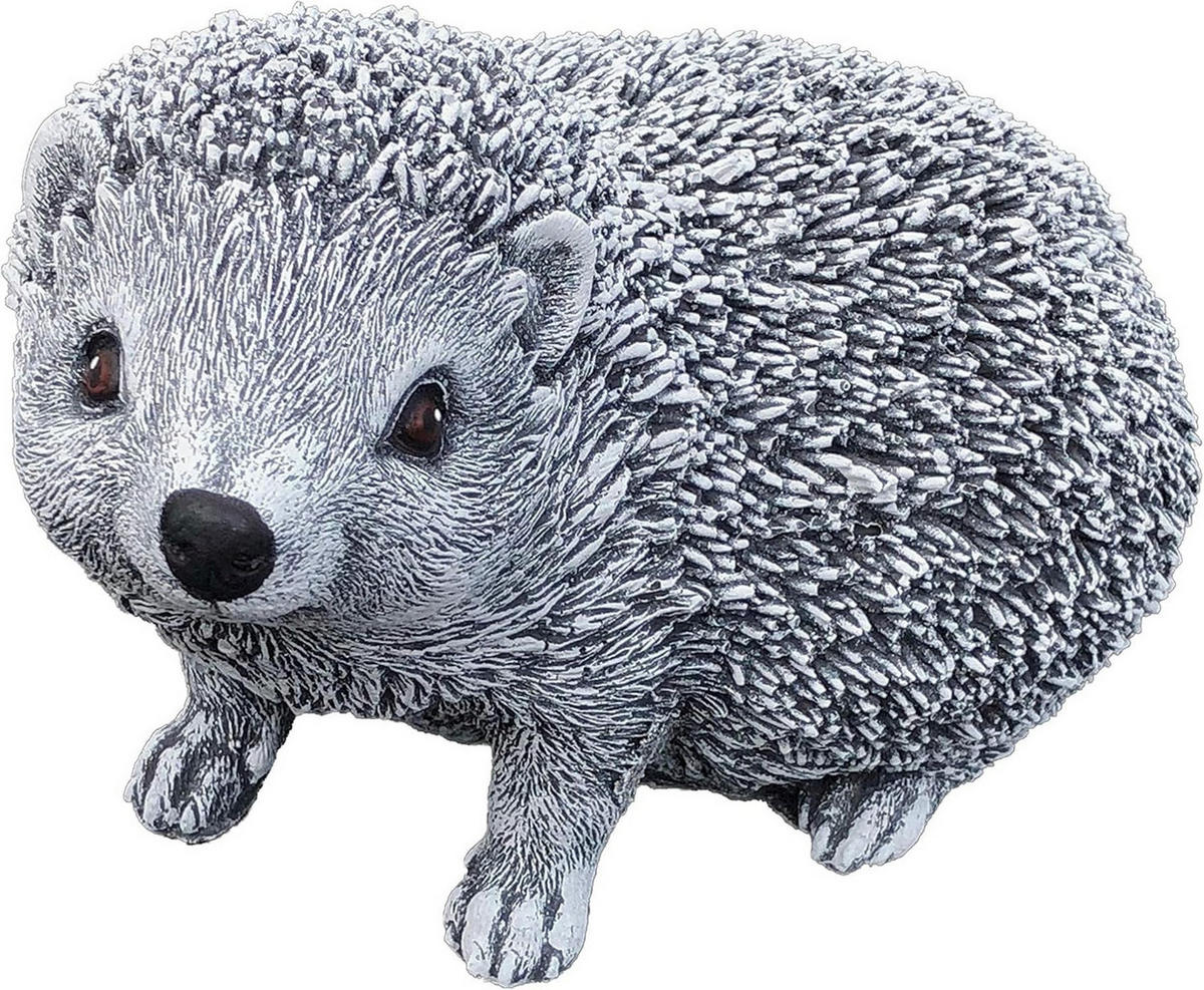 STEINFIGUR Igel Ferdinad frostfest Steinguss massiv - Grau, Stein (21/15/15cm) - stoneandstyle