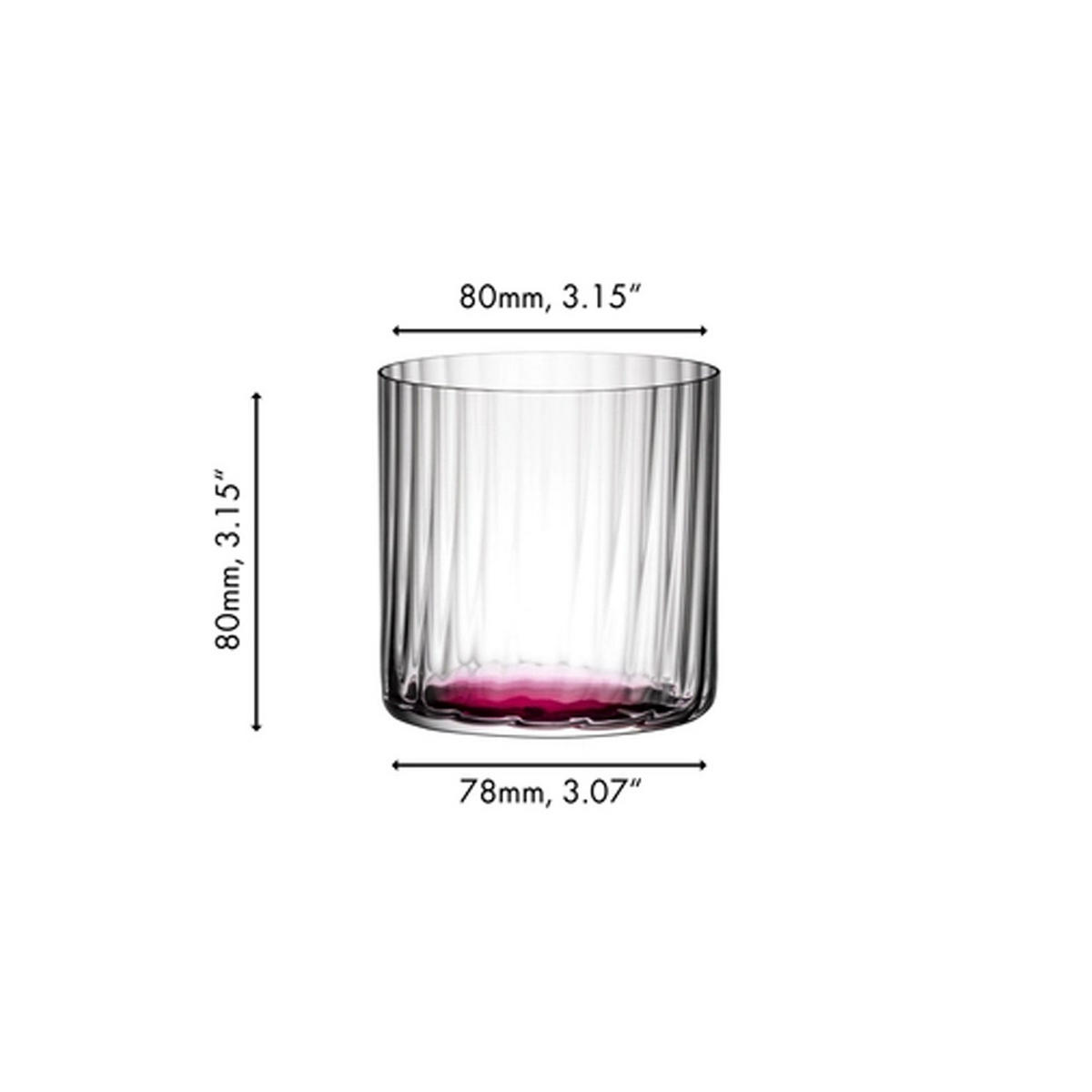 WASSERGLÄSER Happy H2O bunt 330 ml 4er Set - Multicolor, Glas (0.33L) - Riedel