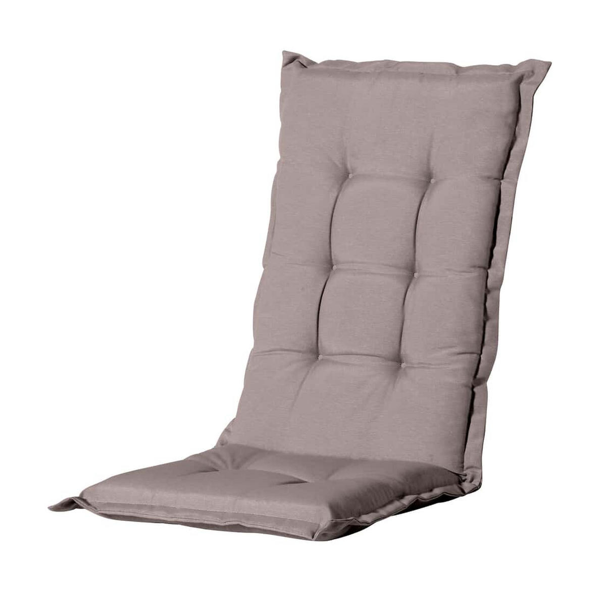 GARTENSTUHLKISSEN Basic 105/50 cm 4er-Set - Braun, Textil (50/6/105cm) - Madison