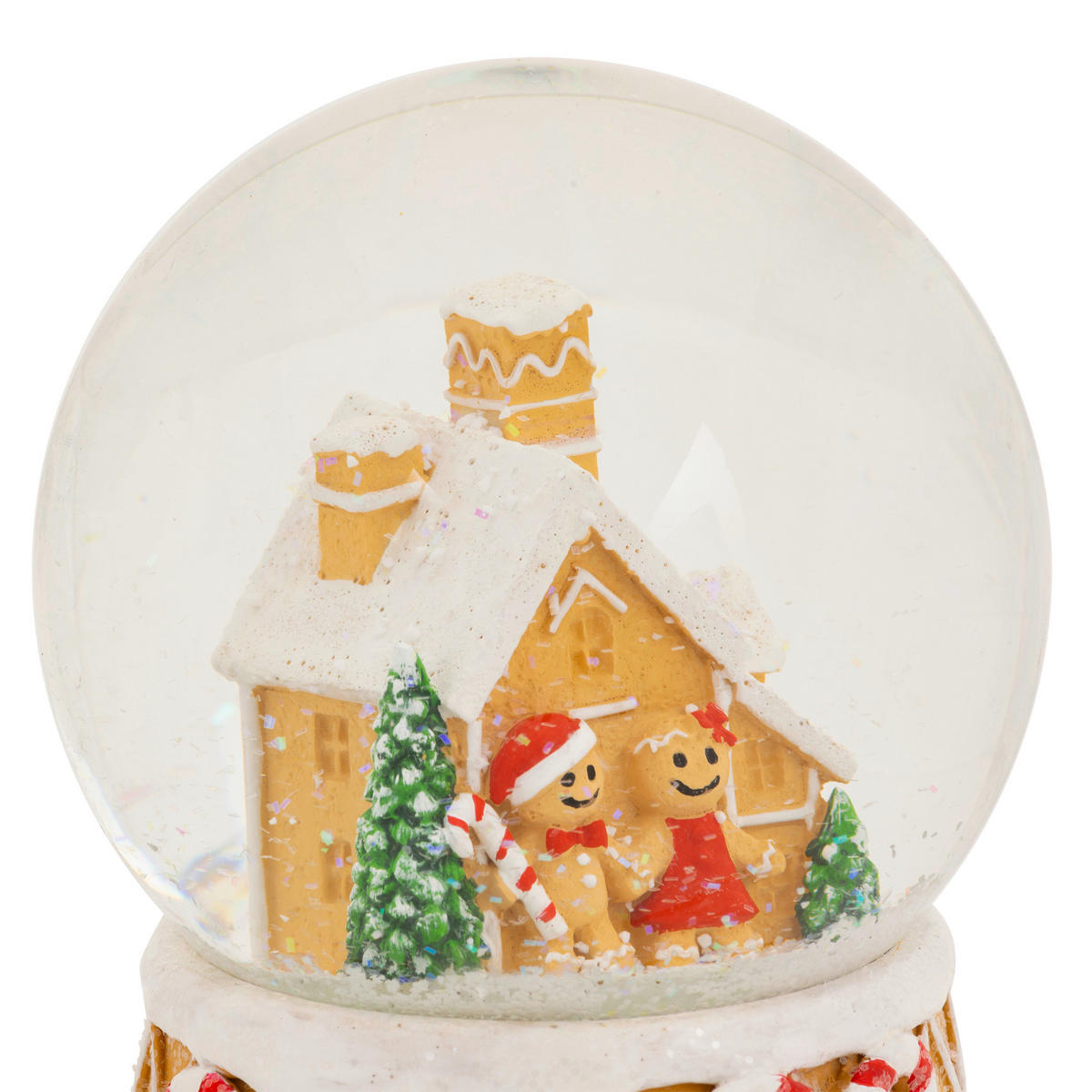 SCHNEEKUGEL Lebkuchenhaus Ø 10 cm - Multicolor, Kunststoff (10/13.8/10cm) - Atmosphera Createur d´interieur