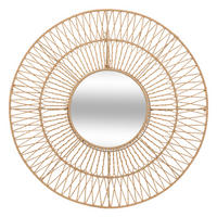 DEKORATIONSSPIEGEL für die Wand Millie 75/75/2 cm - Beige, Holz (75/2/75cm) - Atmosphera Createur d´interieur