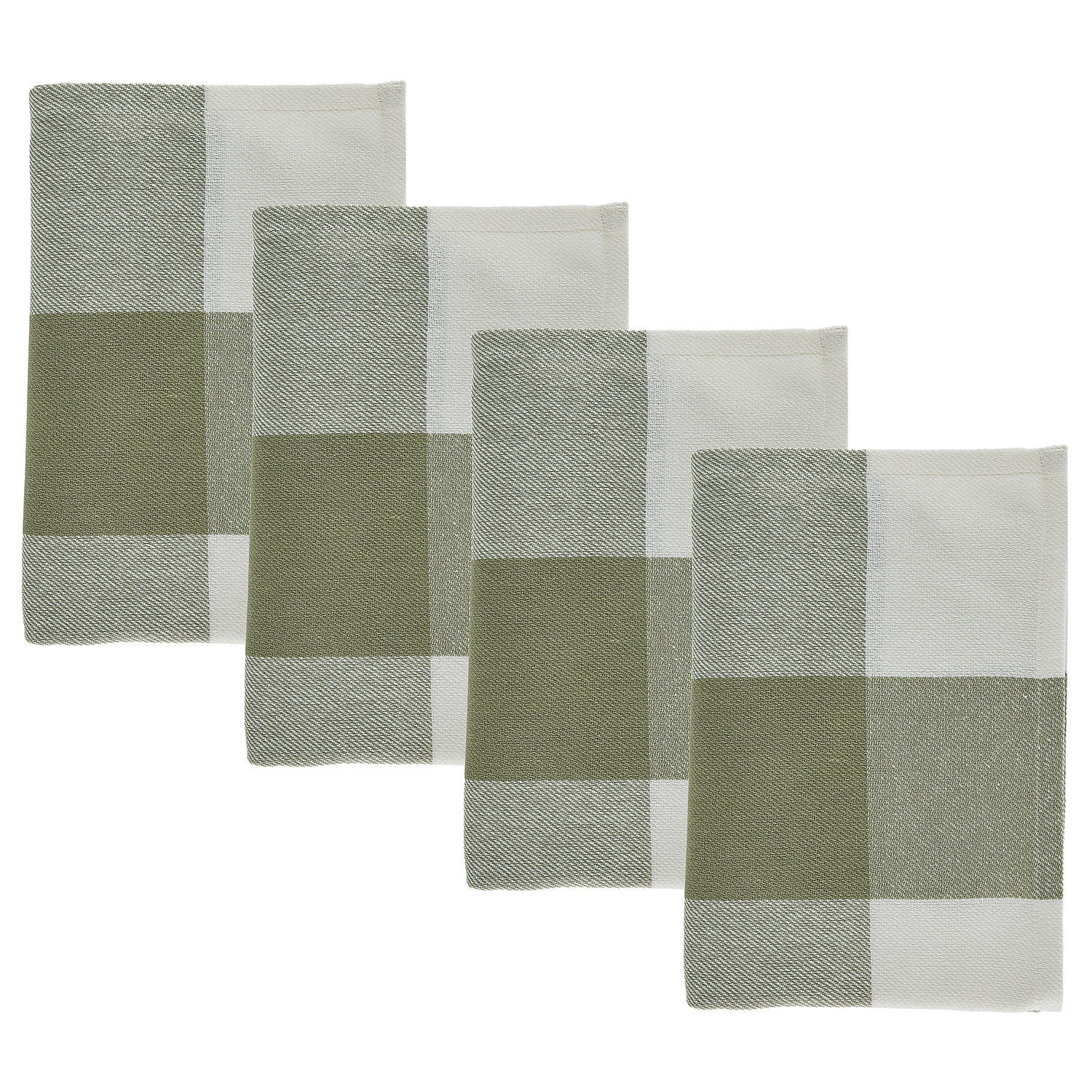 KÜCHENTUCH (4er-Set) Mountain Love - Braun/Grün, Textil (50/67cm) - Butlers
