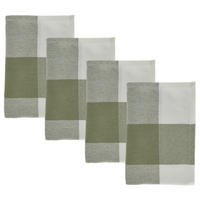 KÜCHENTUCH (4er-Set) Mountain Love - Braun/Grün, Textil (50/67cm) - Butlers