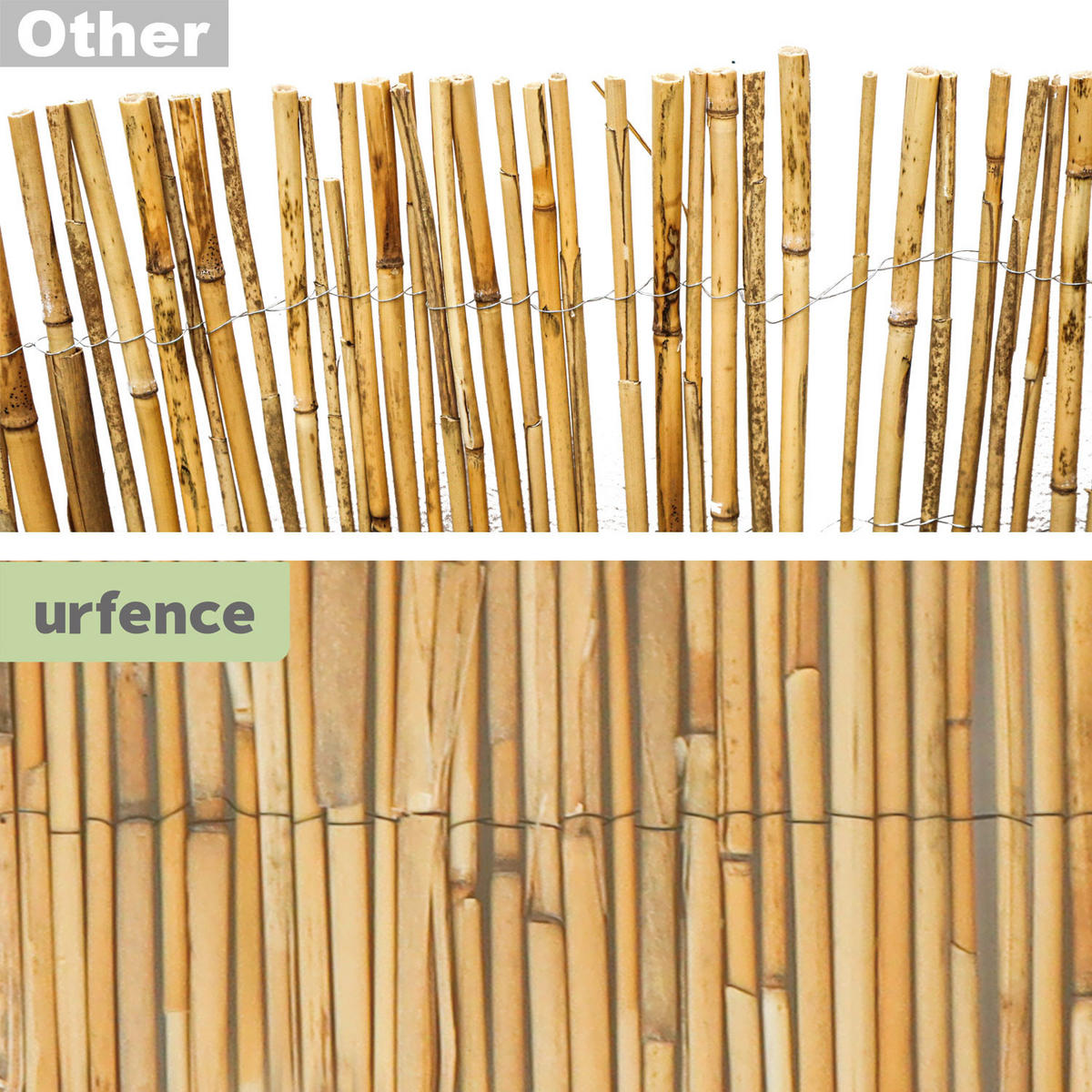 BALKON-SICHTSCHUTZ Schilf, 90/300 cm, braun - Braun, Naturmaterialien (1/90cm) - urfence