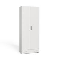 AKTENSCHRANK Frank Weiß 80 x 182.4 cm mit Schublade - Weiß, Holzwerkstoff (80/182.4/37cm) - Vicco