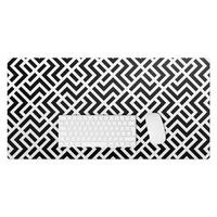SCHREIBTISCHUNTERLAGE 90x45 cm Schwarz-Weiß - Schwarz, Kunststoff (90/45/1.6cm) - Wallfluent