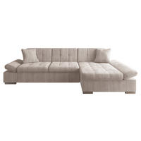 ECKSOFA Montana Cord, Seite: Rechts - Naturfarben, Holz/Textil (278/161cm) - MIRJAN24