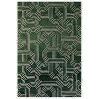 TEPPICH modern Flachgewebe FEVER Grün 240 x 340 cm - Grün, Textil (240/340cm) - Novatrend