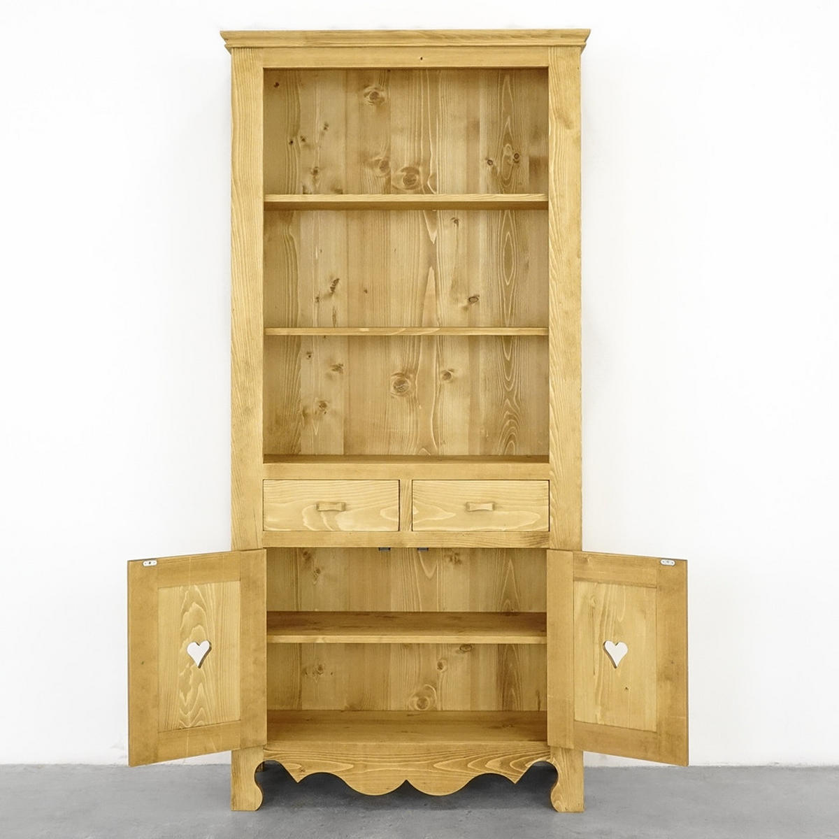 BÜCHERREGAL aus Massivholz MEXICANA - Honig, Holz (93/196/38cm) - Seart