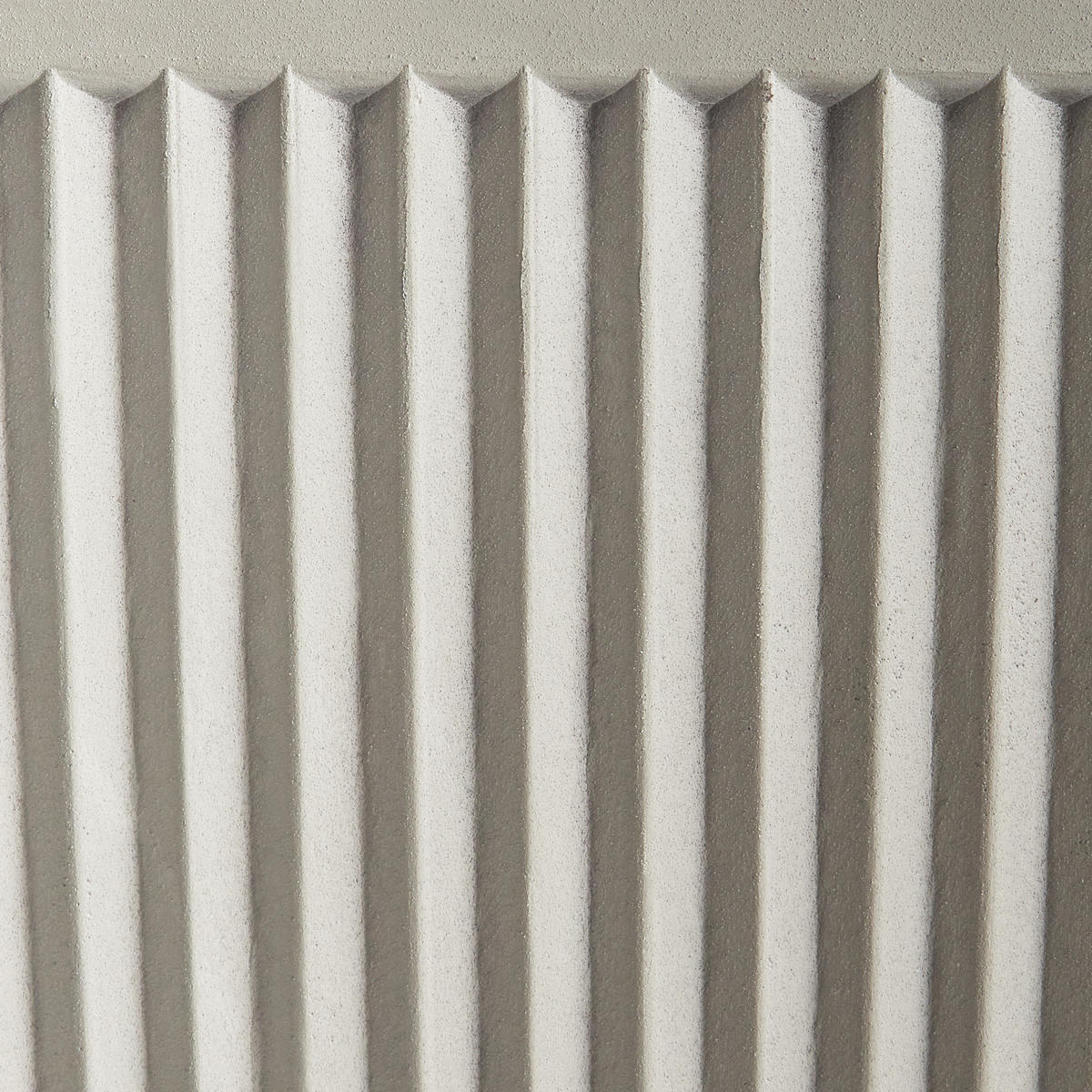 BLUMENTOPF Beige Sisal - Beige, Kunststoff (41cm) - Beliani