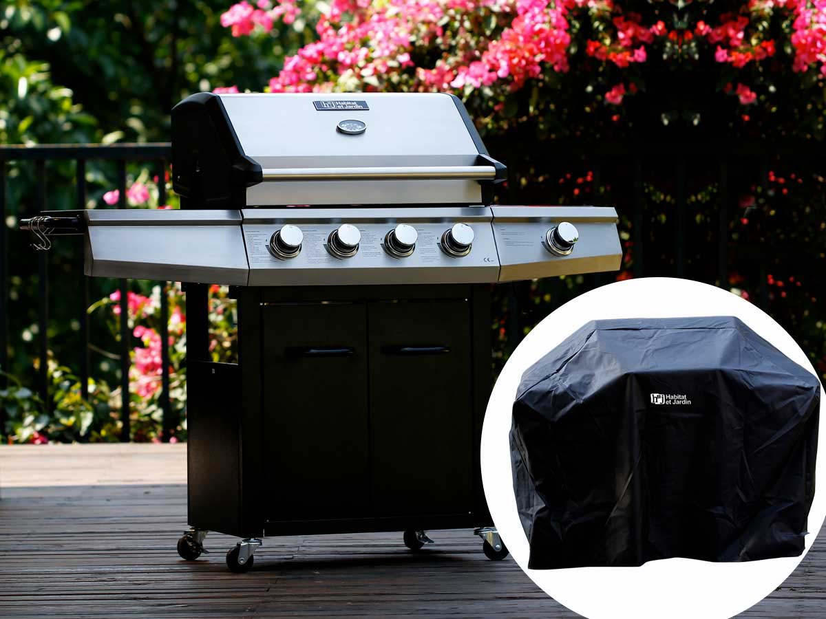 GASGRILL bingo 5 Silber - Grau, Metall (57/115/143cm) - Habitat Garten