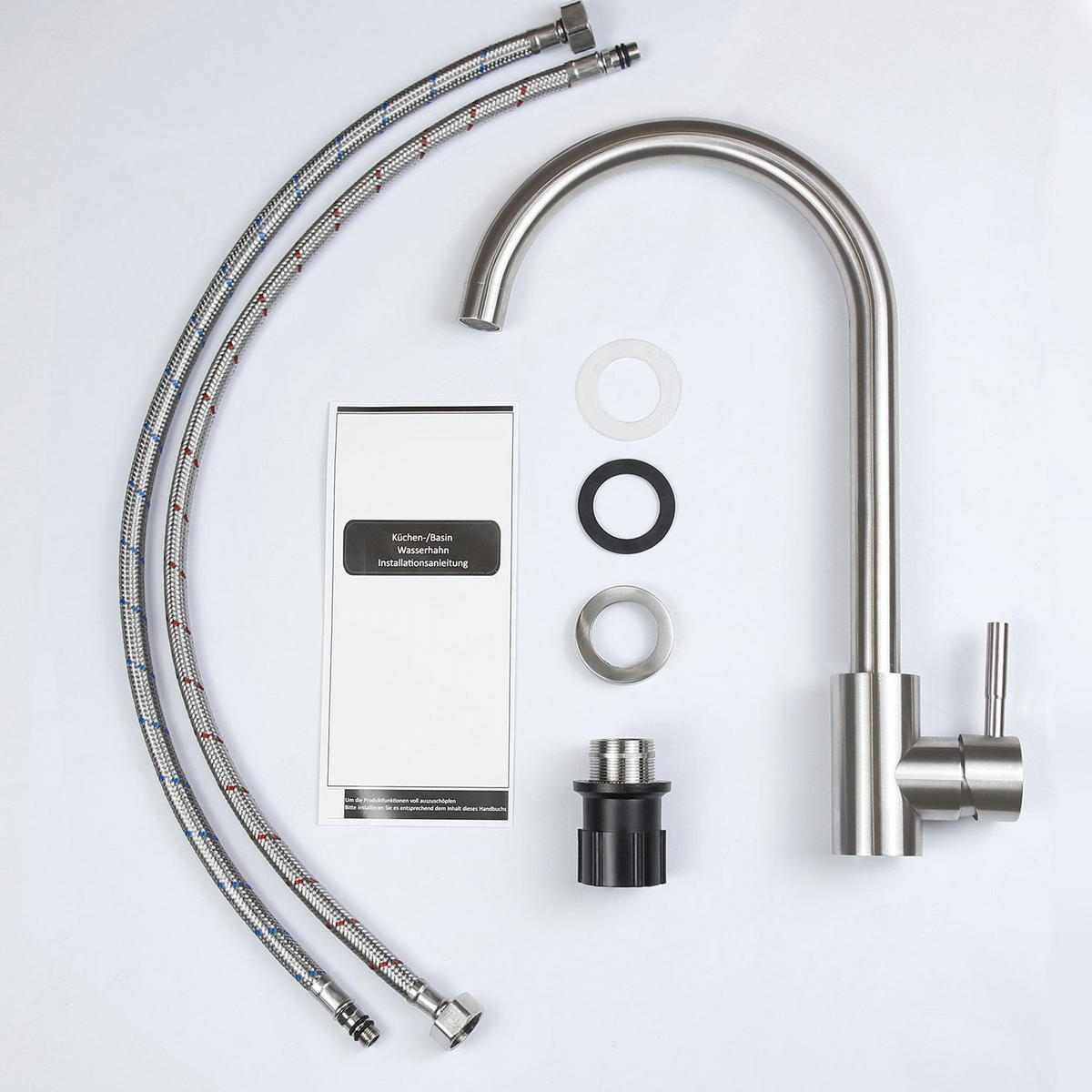 KÜCHENARMATUR Rhewin 4.1/35.9/23.5 cm - Silberfarben, Metall (4.1/35.9/23.5cm) - ZMH