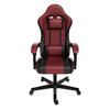 GAMINGSTUHL HyperSeat bordeaux/schwarz - Bordeaux, Kunststoff (63/131/121cm) - Juskys