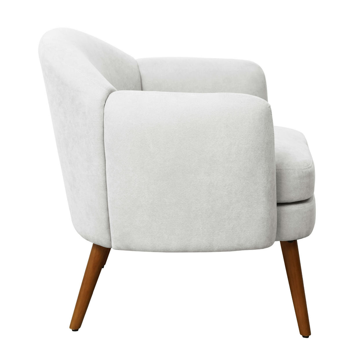 LOUNGESESSEL JOHAN Weiß - Weiß, Textil (60/79/68cm) - SVITA