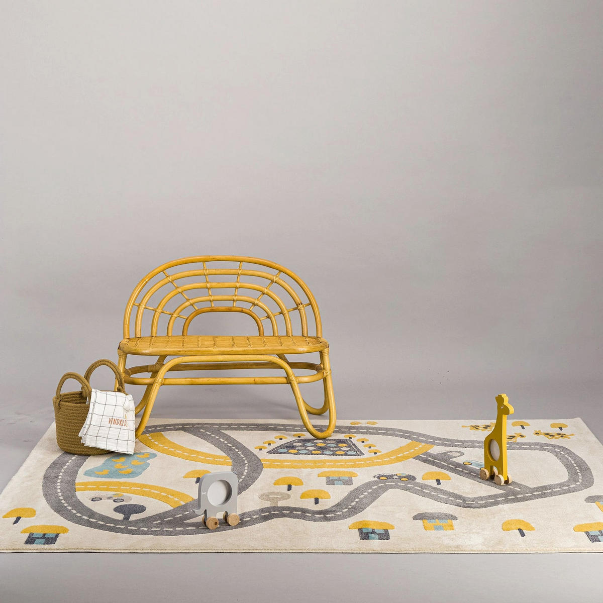 KINDERTEPPICH mehrfarbig - Multicolor, Textil (160/230cm) - AFK Living