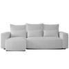 ECKSOFA Travis mit Bettkasten und Schlaffunktion, L-Form, Boucle, Universal - Hellgrau, Holzwerkstoff (248/148cm) - 4ALL HOME