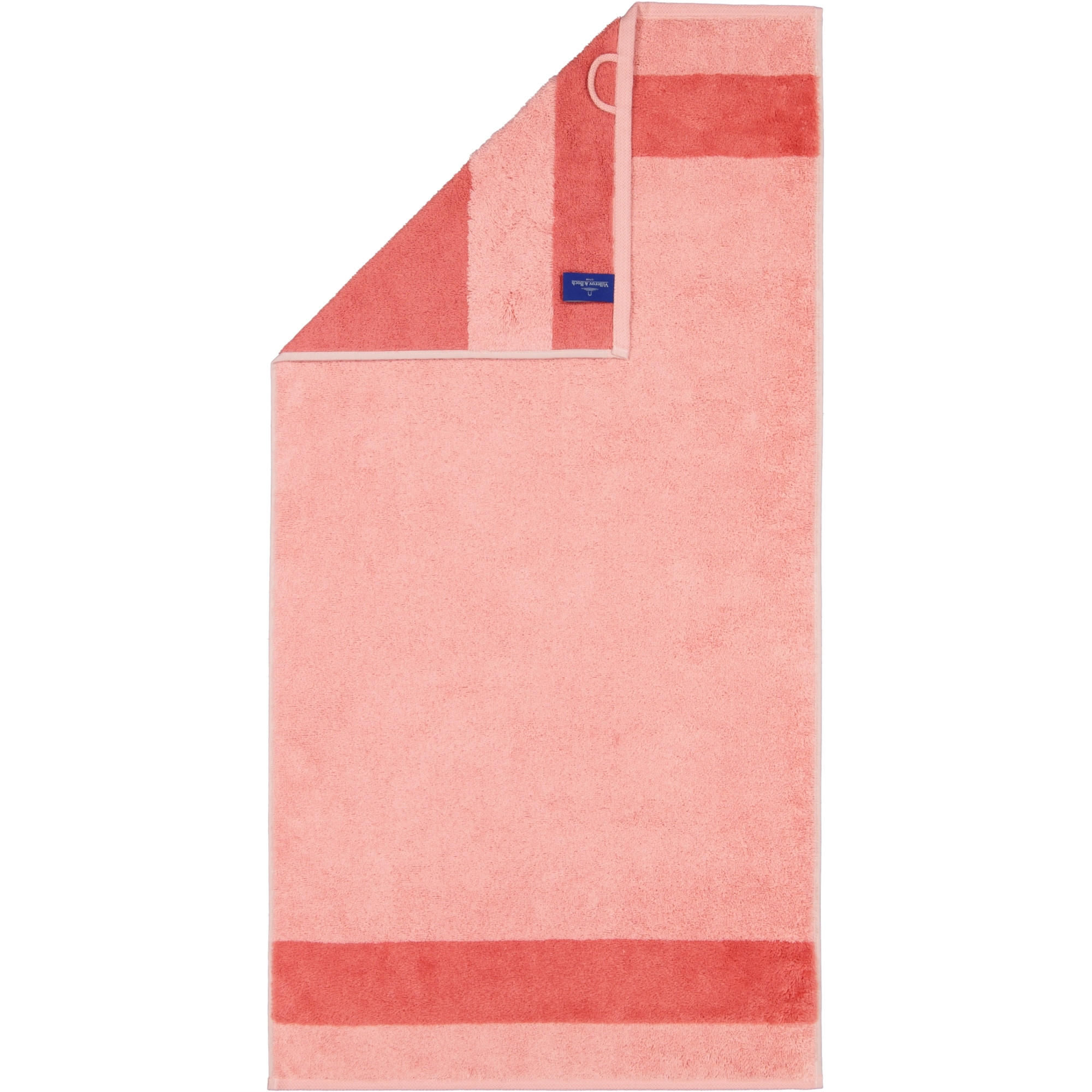 HANDTÜCHER LUXURY DOUBLE 2560 CORAL - 22 - Rot, Textil (50/100cm) - Zöllner