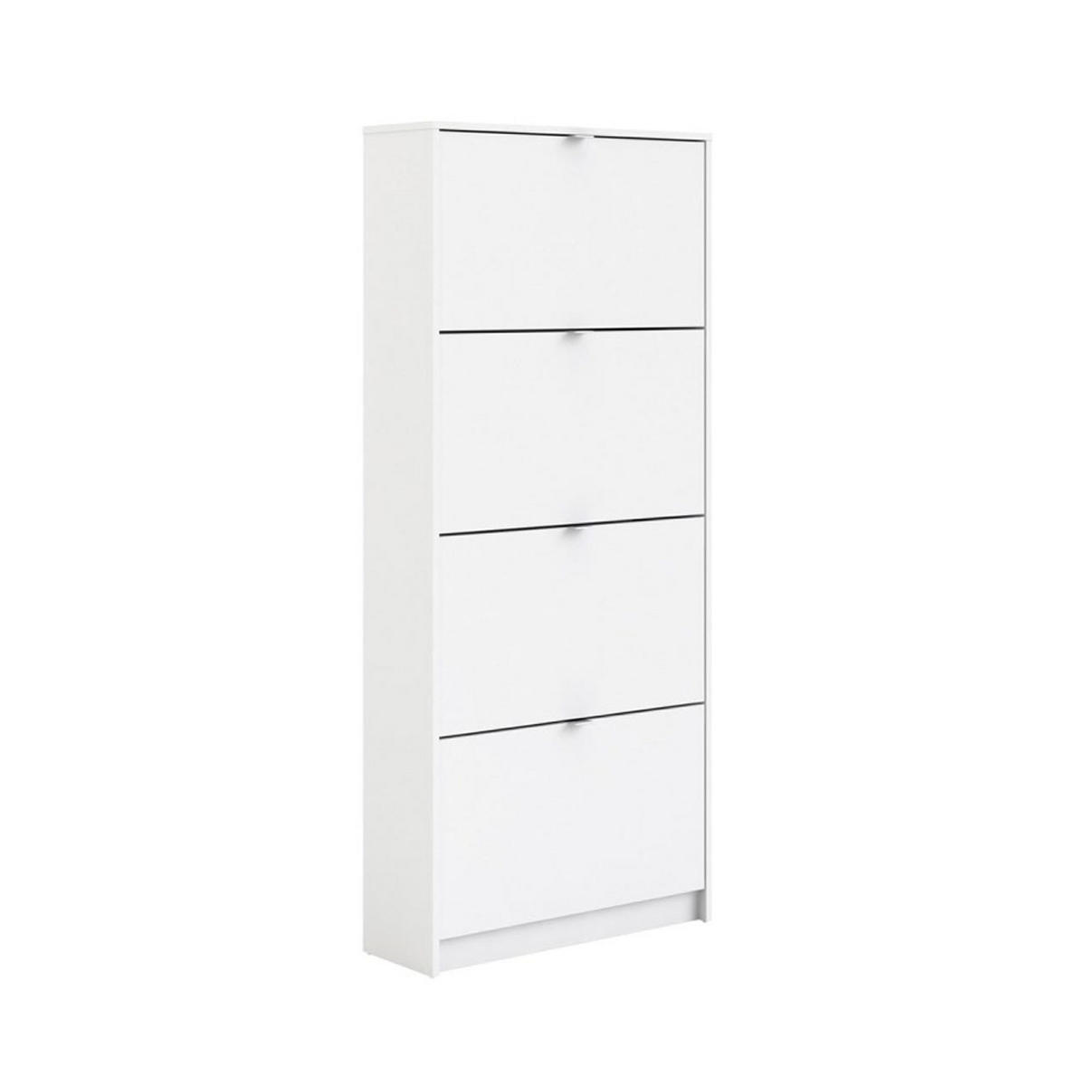 SCHUHKIPPER weiß - Weiß, Holzwerkstoff (70/162/24cm) - ebuy24