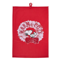 GESCHIRRTUCH Peanuts Warm & Cozy - Rot, Textil (38/54cm) - Butlers
