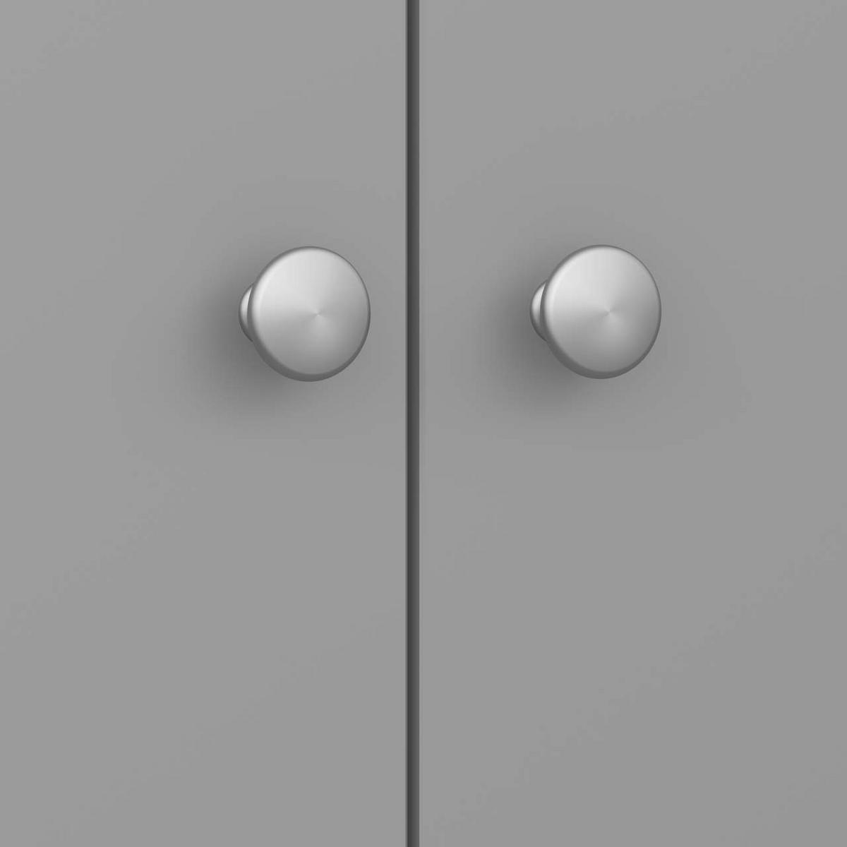 KLEIDERSCHRANK grau - Grau, Holzwerkstoff (99/192/50cm) - ebuy24