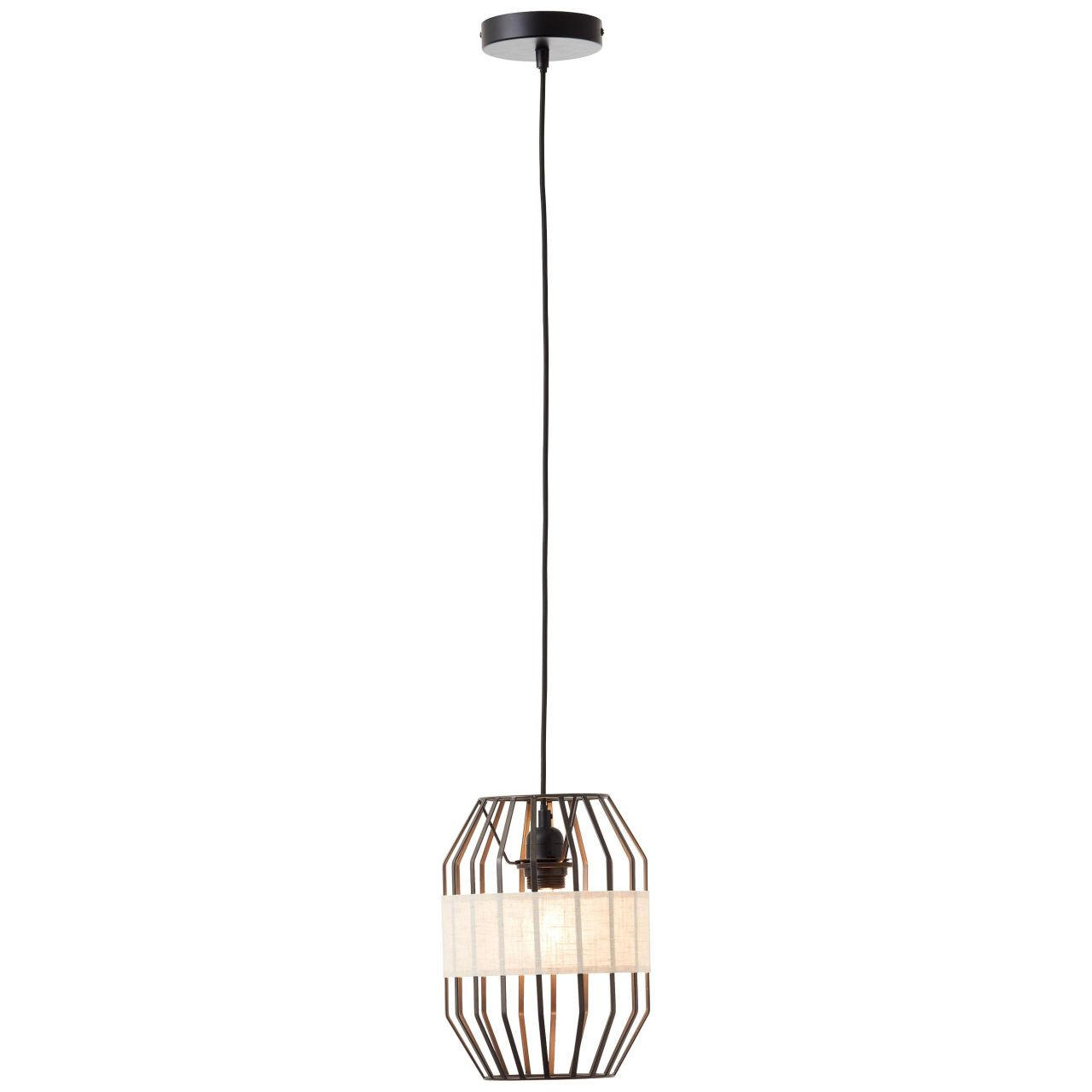 PENDELLEUCHTE Slope 99478/76 - Schwarz, Metall (23/23/136.5cm) - Brilliant