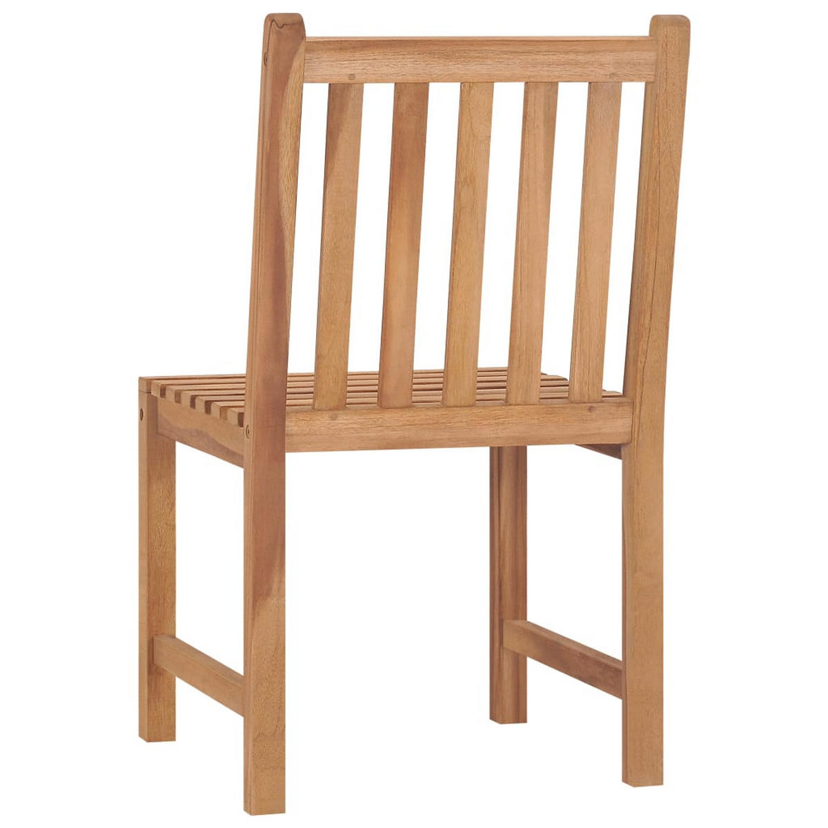 GARTENSTÜHLE 2er Set Massivholz Teak - Braun, Holz (50/90/53cm) - vidaXL