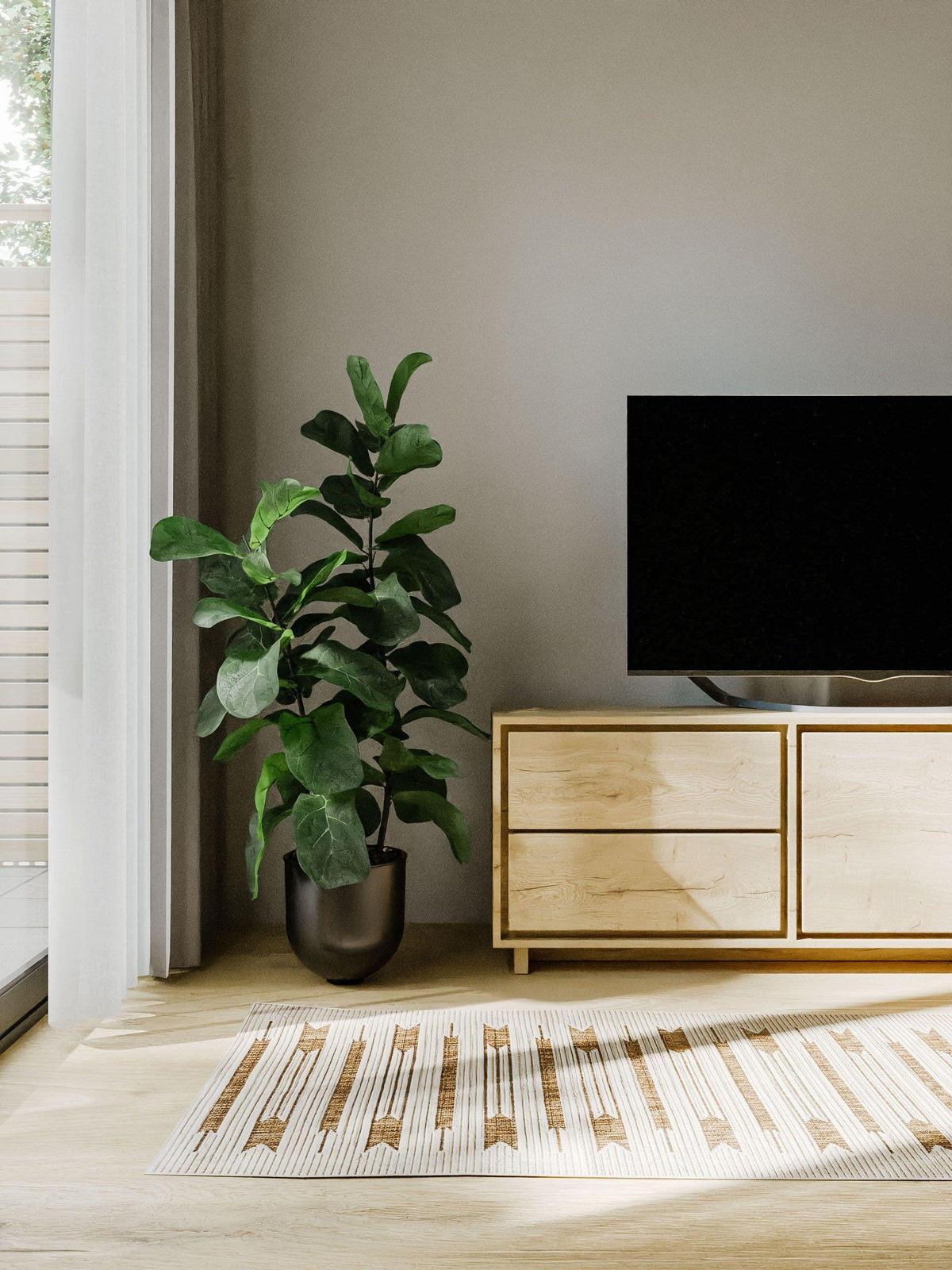 OUTDOORTEPPICH Kaleo Cream/Beige 70x200 cm - Creme, Kunststoff (70/200cm) - benuta