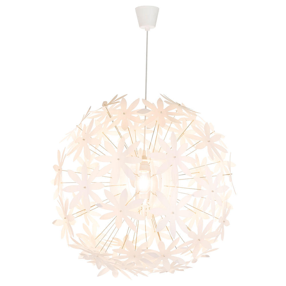LED HÄNGELEUCHTE Stella Weiß - Weiß, Kunststoff (60/60/150cm) - Globo Lighting