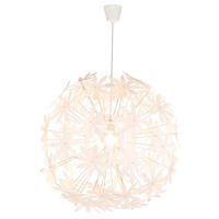 LED HÄNGELEUCHTE Stella Weiß - Weiß, Kunststoff (60/60/150cm) - Globo Lighting