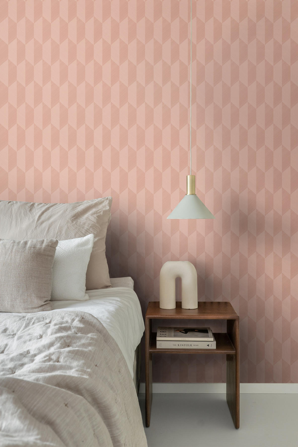 TAPETE 3D Muster 50 x 900 cm - Terracotta, Papier (50/900cm) - Origin Wallcoverings