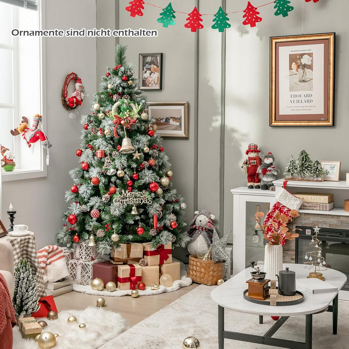 WEIHNACHTSBAUM 180cm Grün - Grün, Kunststoff (180cm) - COSTWAY