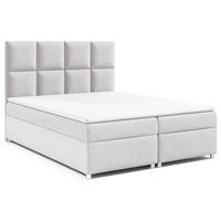 BOXBETT mit Bettkasten Trinity K-1 Bonellfederkern - Silberfarben, Holz/Holzwerkstoff (200/200cm) - Best For Home