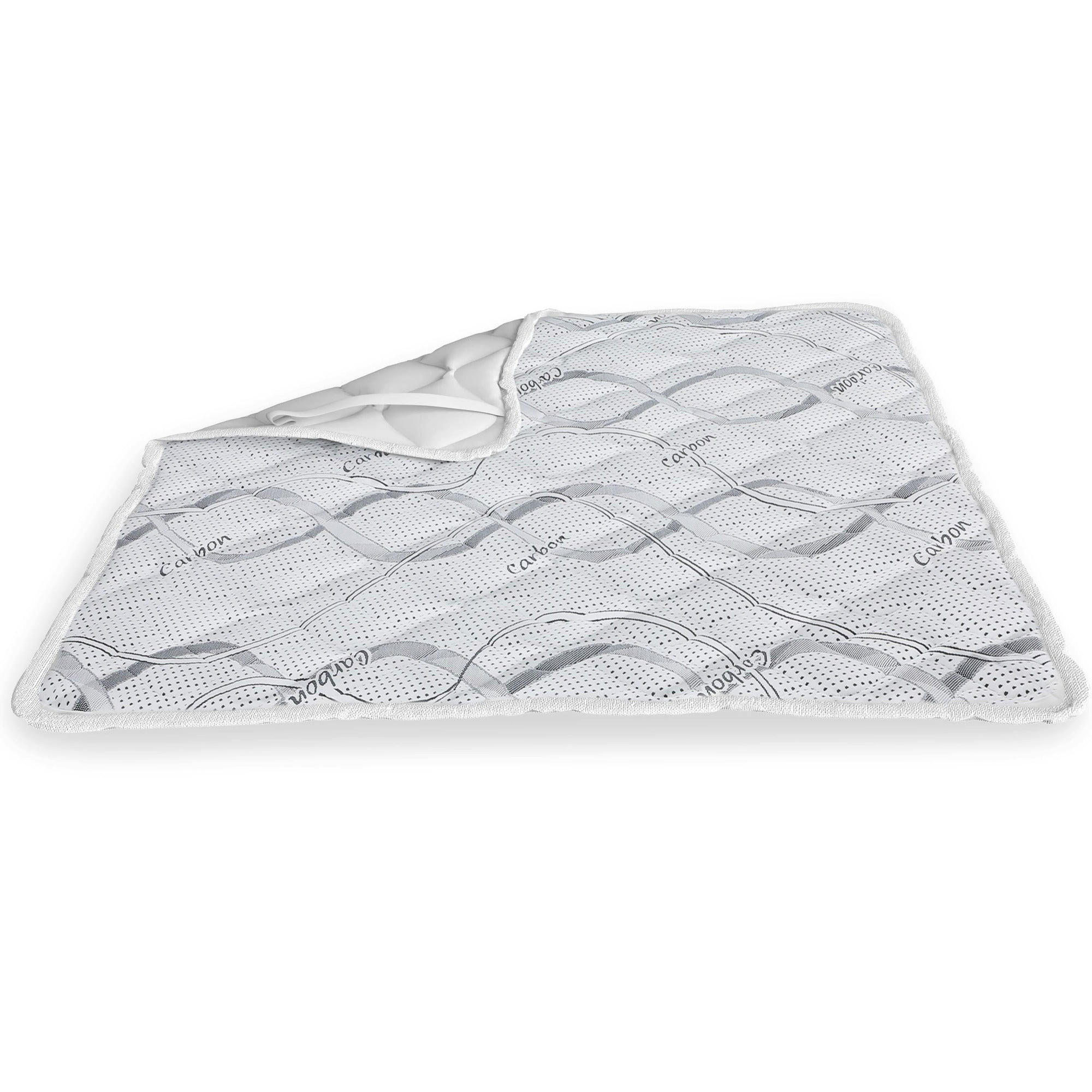 MATRATZENSCHONER 120x200 cm mit Gummibändern, Atmungsaktiver, Hypoallergener, Milbenhemmender Matratzenschutz - Weiß, Textil (120/200cm) - The White Stone