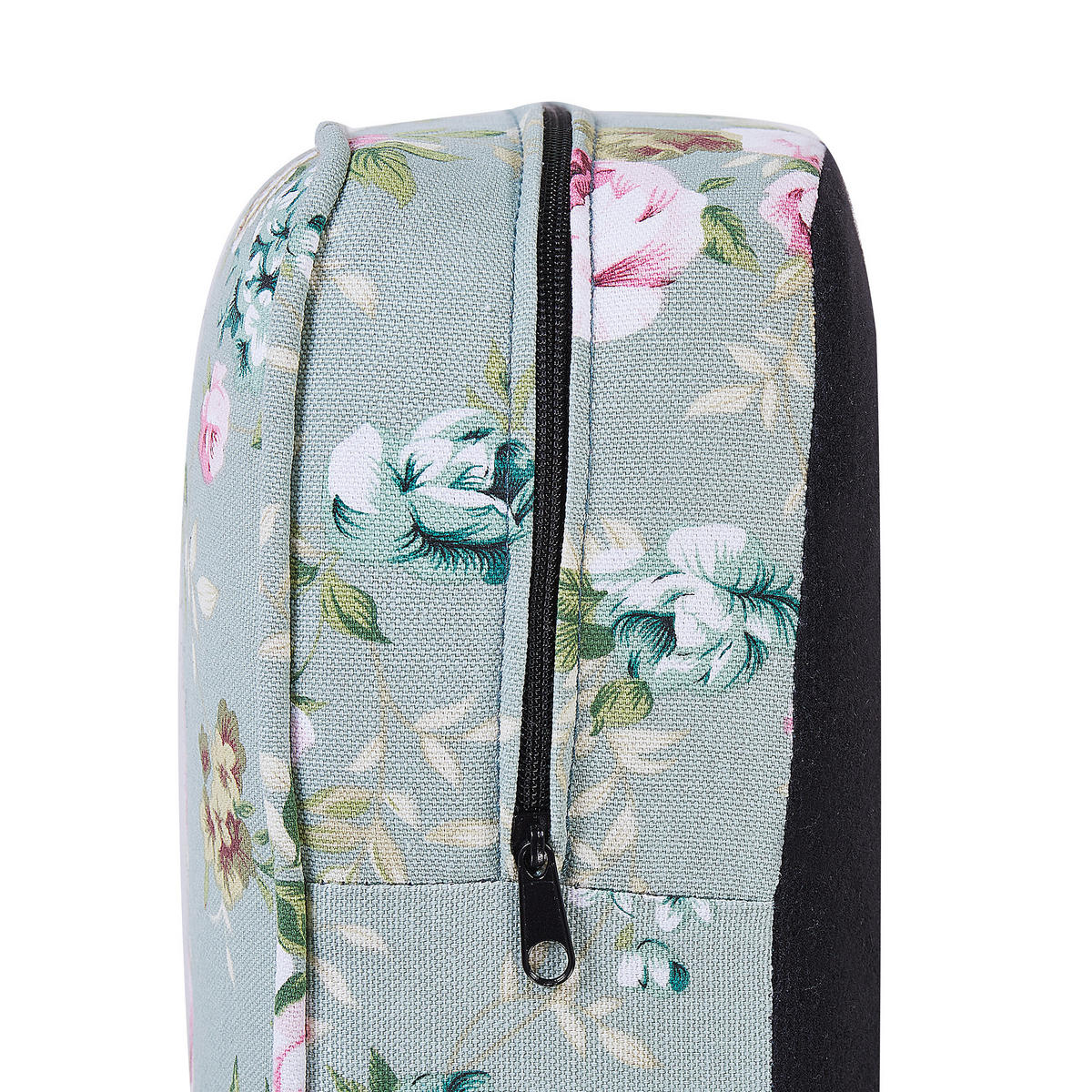 SESSEL Polsterbezug grün Blumenmuster plus Hocker Hamar - Multicolor/Grün, Textil (77/95/78cm) - Beliani