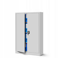 BÜROSCHRANK KEVIN - Grau, Metall (90/140/40cm) - Jan Nowak