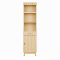HOCHSCHRANK 40/36/172 cm Weiß mit 1 Schubladen und Soft-Close-Scharniere - Weiß, Holz/Holzwerkstoff (36/172/40cm) - Oxeza